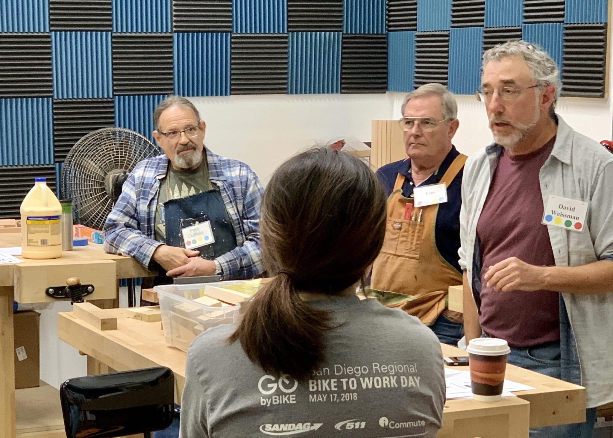 Paul Duffield – Super Volunteer – San Diego Fine Woodworkers