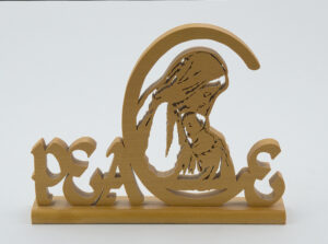 Peace-Mary and baby Jesus by Steve Zabuska