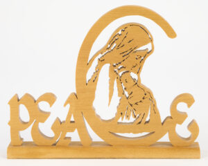 Peace-Mary and baby Jesus by Steve Zabuska