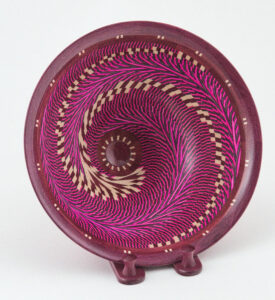 Pink Dizzy Bowl by Bryan Thompson