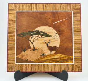 Veneering/Marquetry - Art "Moonlit Night" by Jon Woods