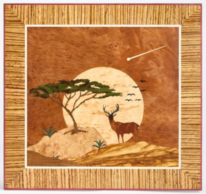 Veneering/Marquetry - Art "Moonlit Night" by Jon Woods