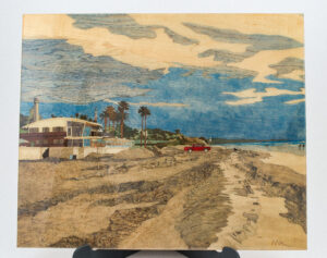 Marquetry - "17th St Del Mar" by Mac Hillenbrand