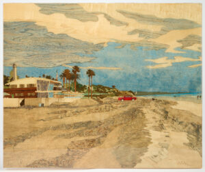 Marquetry - "17th St Del Mar" by Mac Hillenbrand