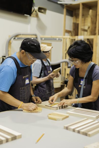 Tracing templace for corners